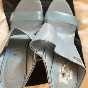 Calvin Klein Women's Blue Sandals